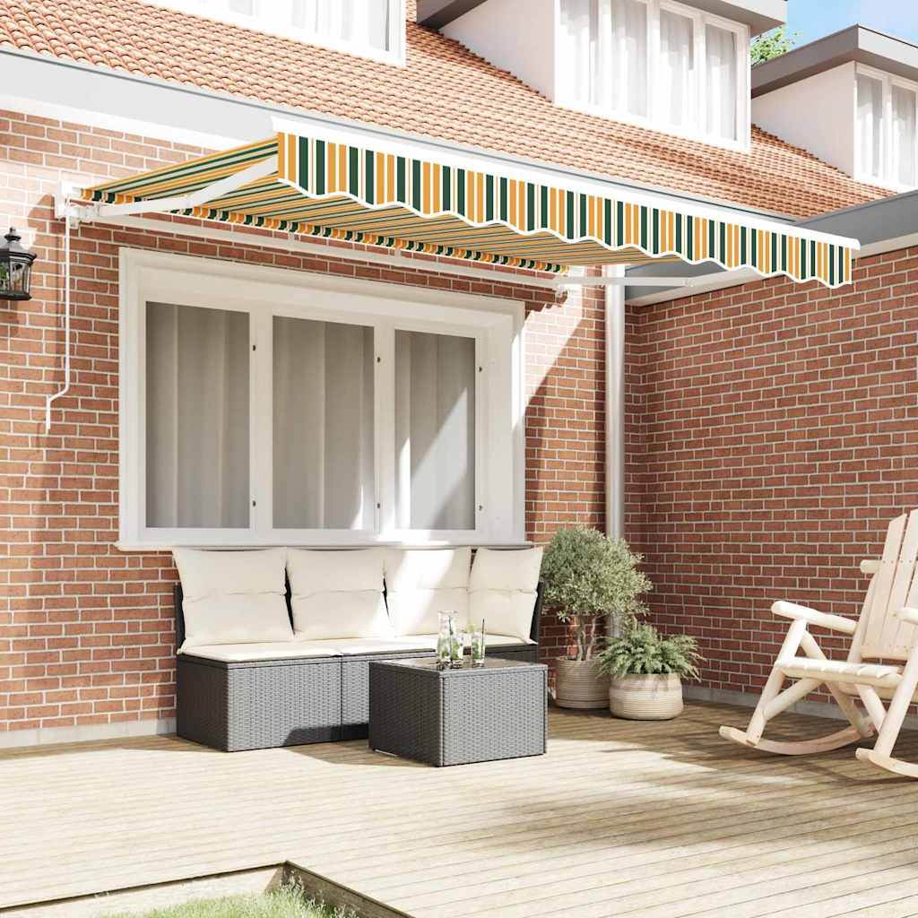 Awning Frame Green and Yellow 300 x 200 cm