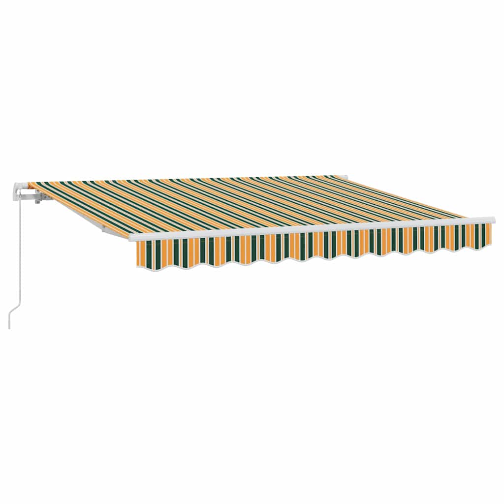 Retractable Awning Green 300 x 200 cm Fabric
