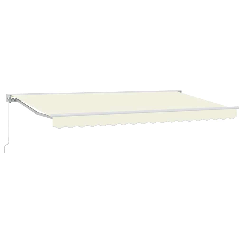 Awning Frame Cream 350 x 200 cm Polyester with PU coating
