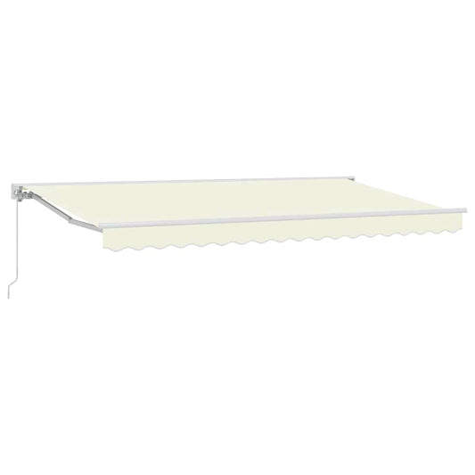 Awning Frame Cream 350 x 200 cm Polyester with PU coating