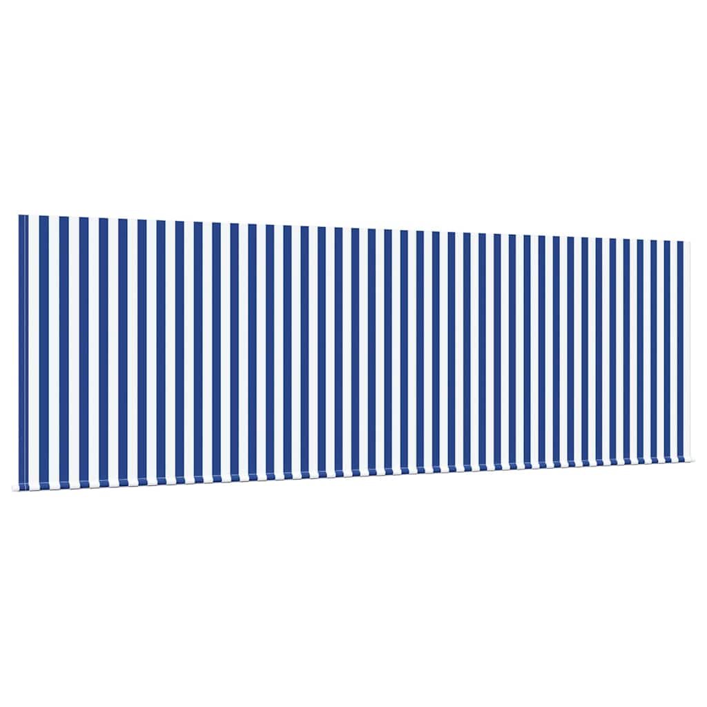 Retractable Awning Manual Blue 350 x 200 cm Fabric