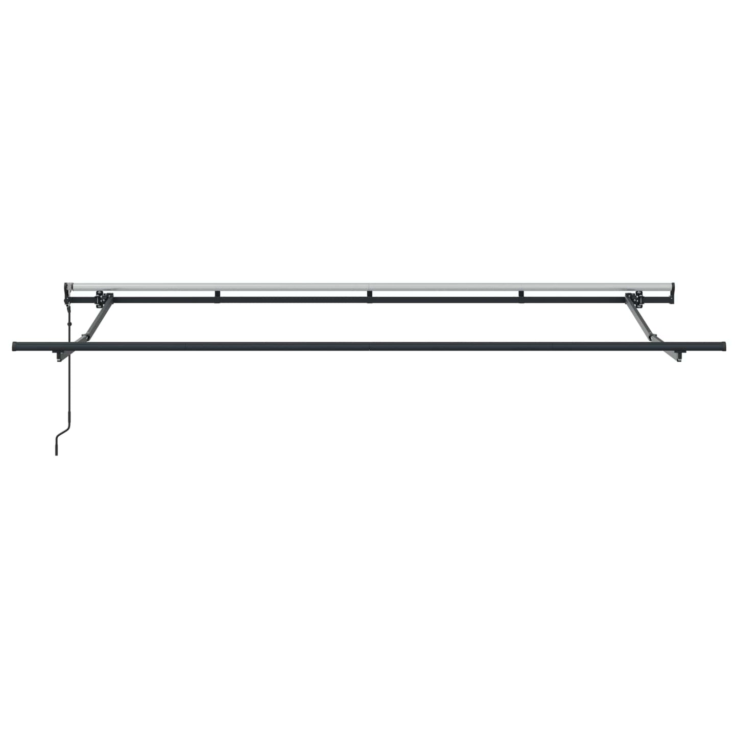 Retractable Awning Retractable Blue and White 350 x 200 cm