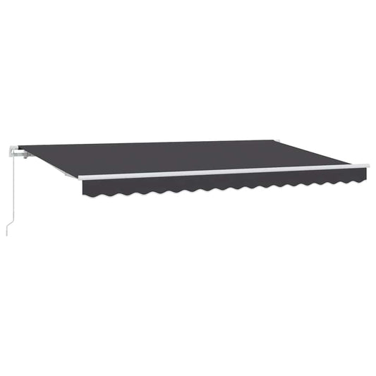 Retractable Awning Anthracite 350 x 200 cm Fabric