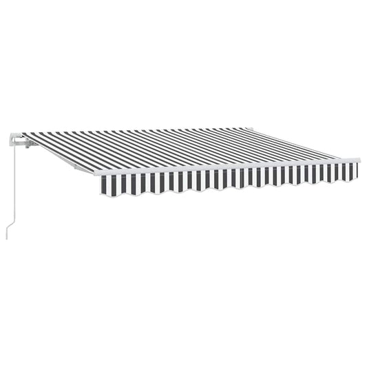 Retractable Awning Anthracite 350 x 200 cm Fabric