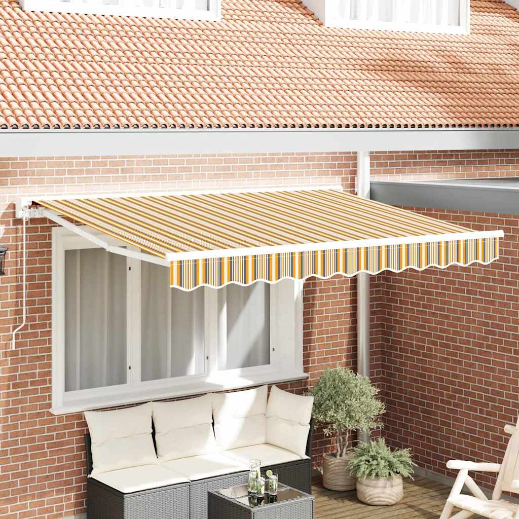 Awning Frame Yellow and Grey 350 x 200 cm