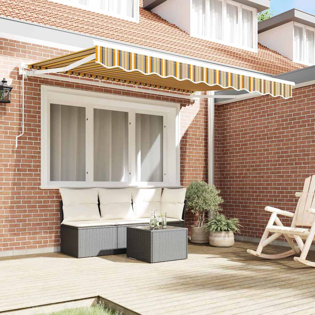 Awning Frame Yellow and Grey 350 x 200 cm