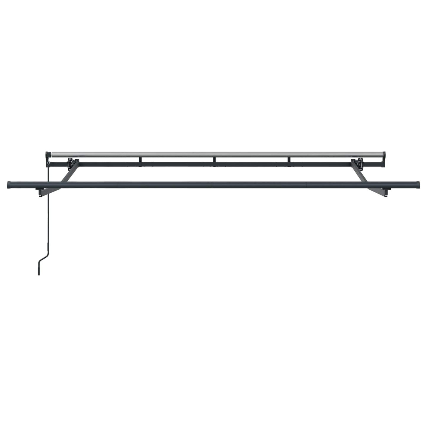 Retractable Awning Manual Beige 350 x 200 cm Fabric