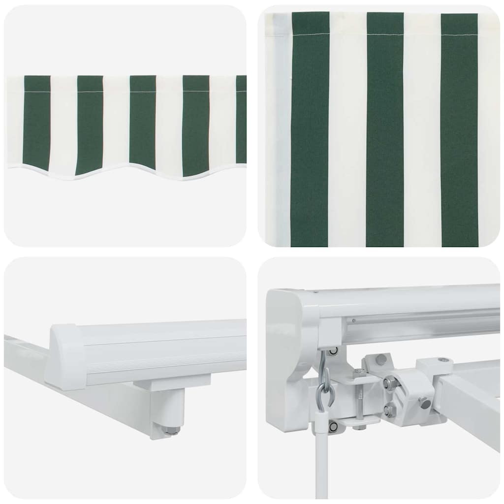 Awning Frame Green and White 350 x 200 cm