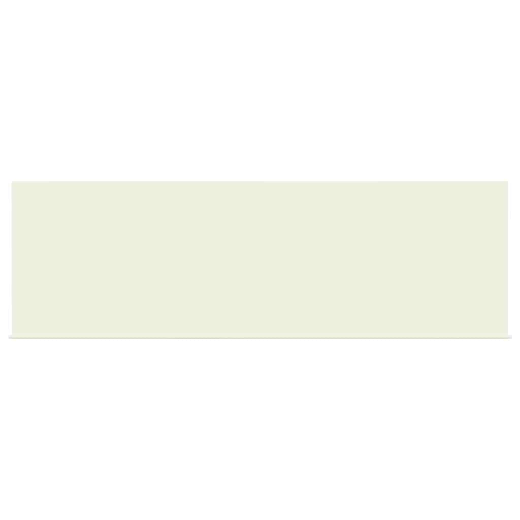 Retractable Awning Cream 400 x 200 cm Polyester and Aluminium