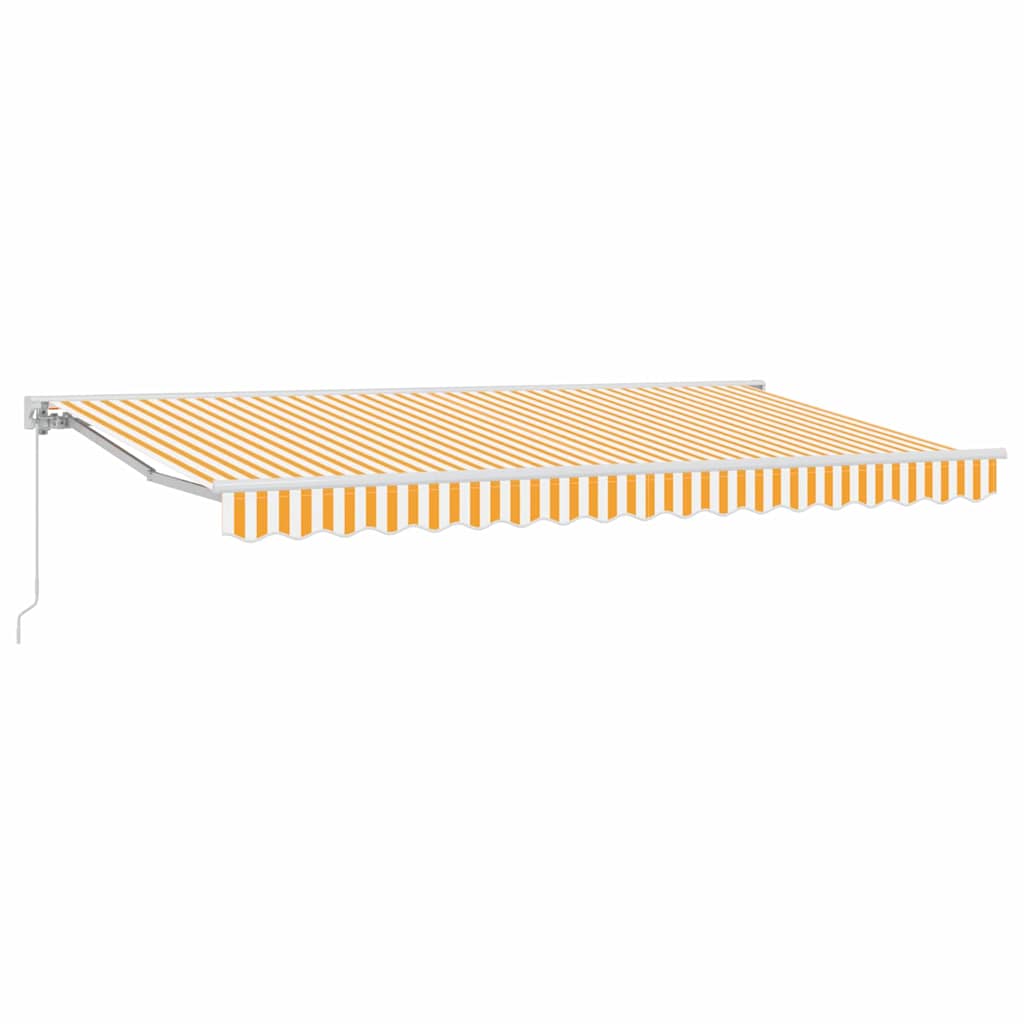 Awning Frame Yellow and White 400 x 200 cm