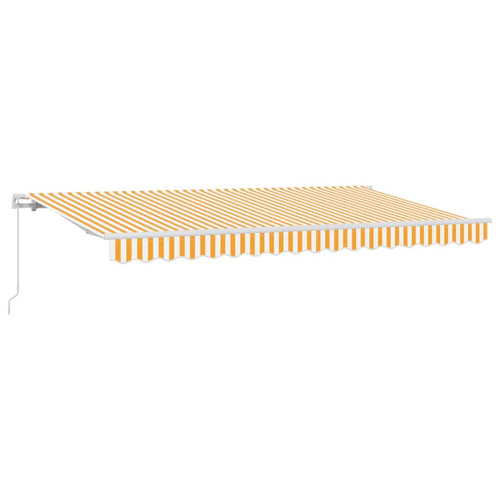 Retractable Awning Yellow 400 x 200 cm Fabric