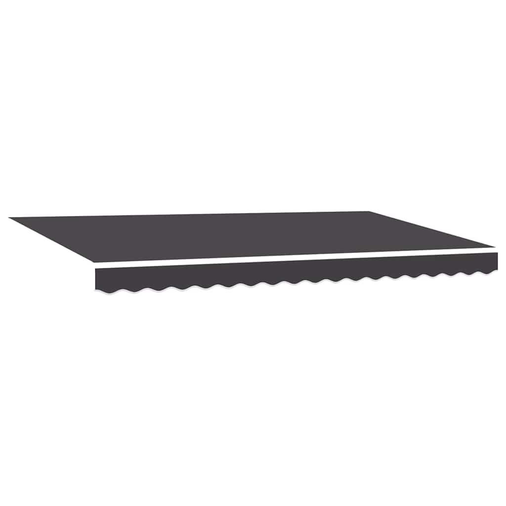 Retractable Awning Manual Anthracite 400 x 200 cm Fabric