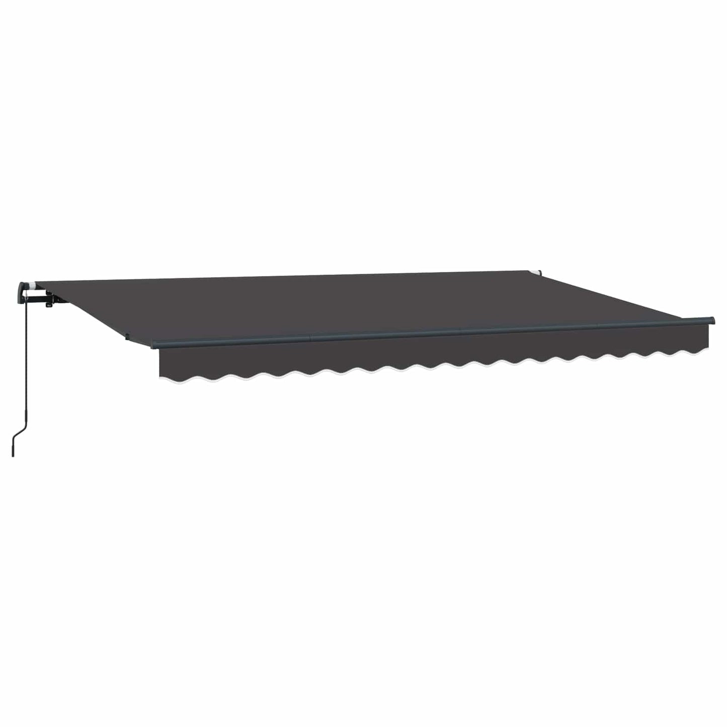 Retractable Awning Anthracite 400 x 200 cm Fabric