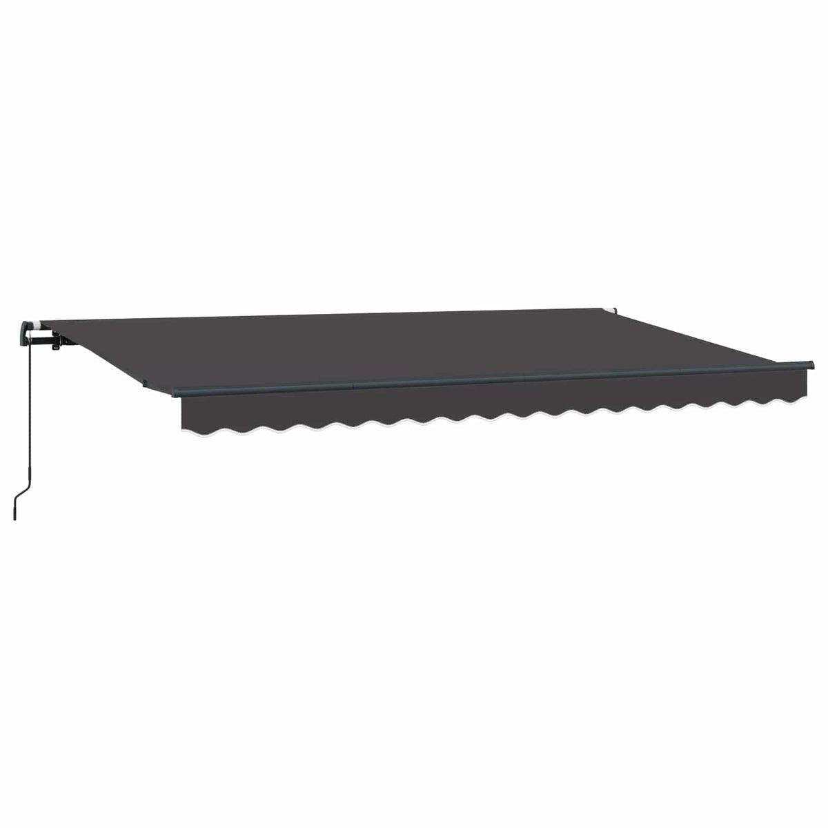 Retractable Awning Anthracite 400 x 200 cm Fabric