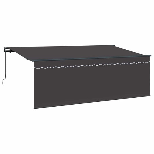 Retractable Awning Retractable Manual Anthracite 400 x 200 cm