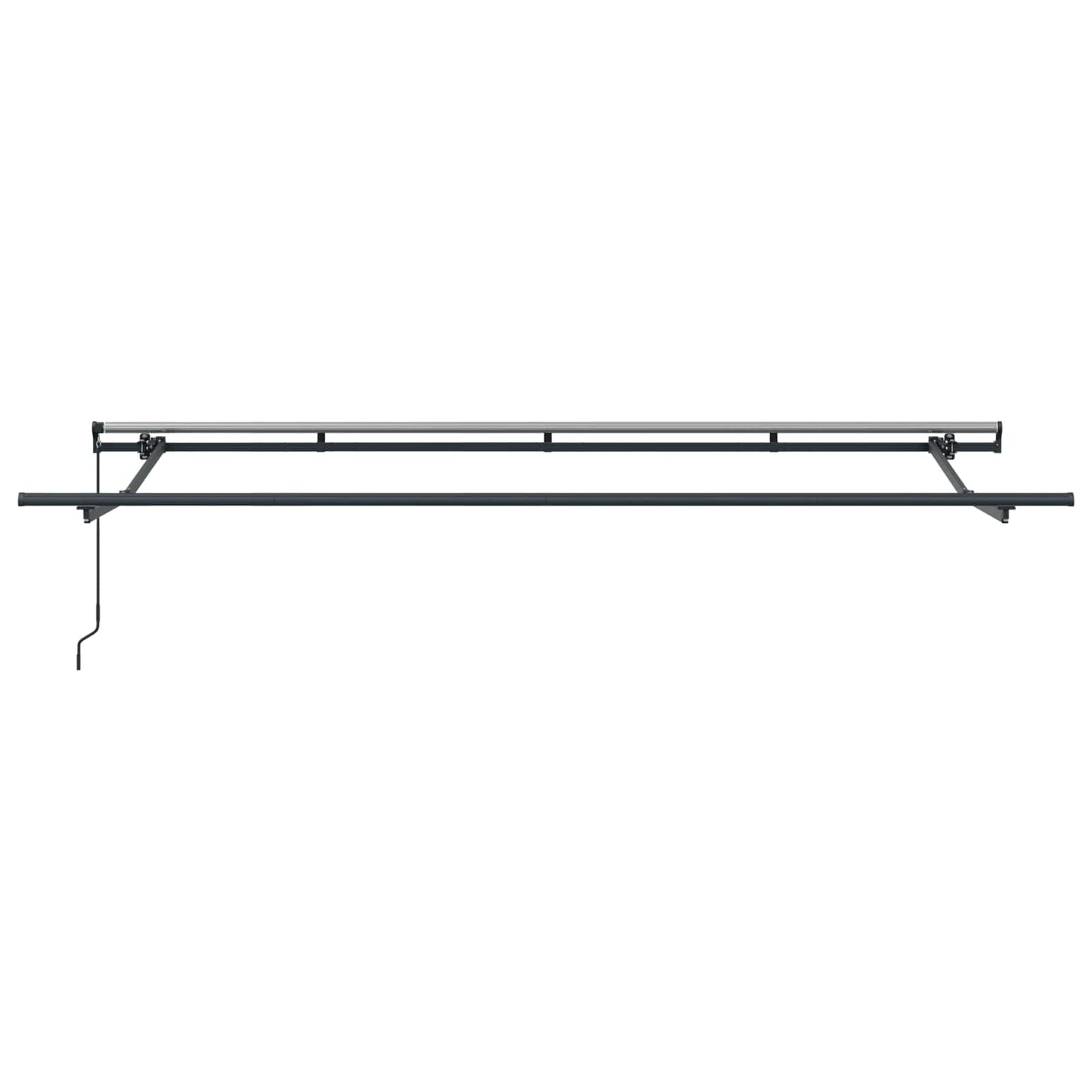 Retractable Awning Manual Burgundy 400 x 200 cm Fabric