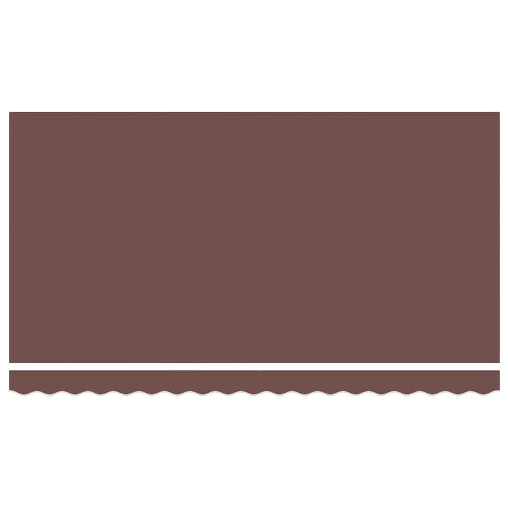 Awning Frame Brown 400 x 200 cm Polyester with PU coating