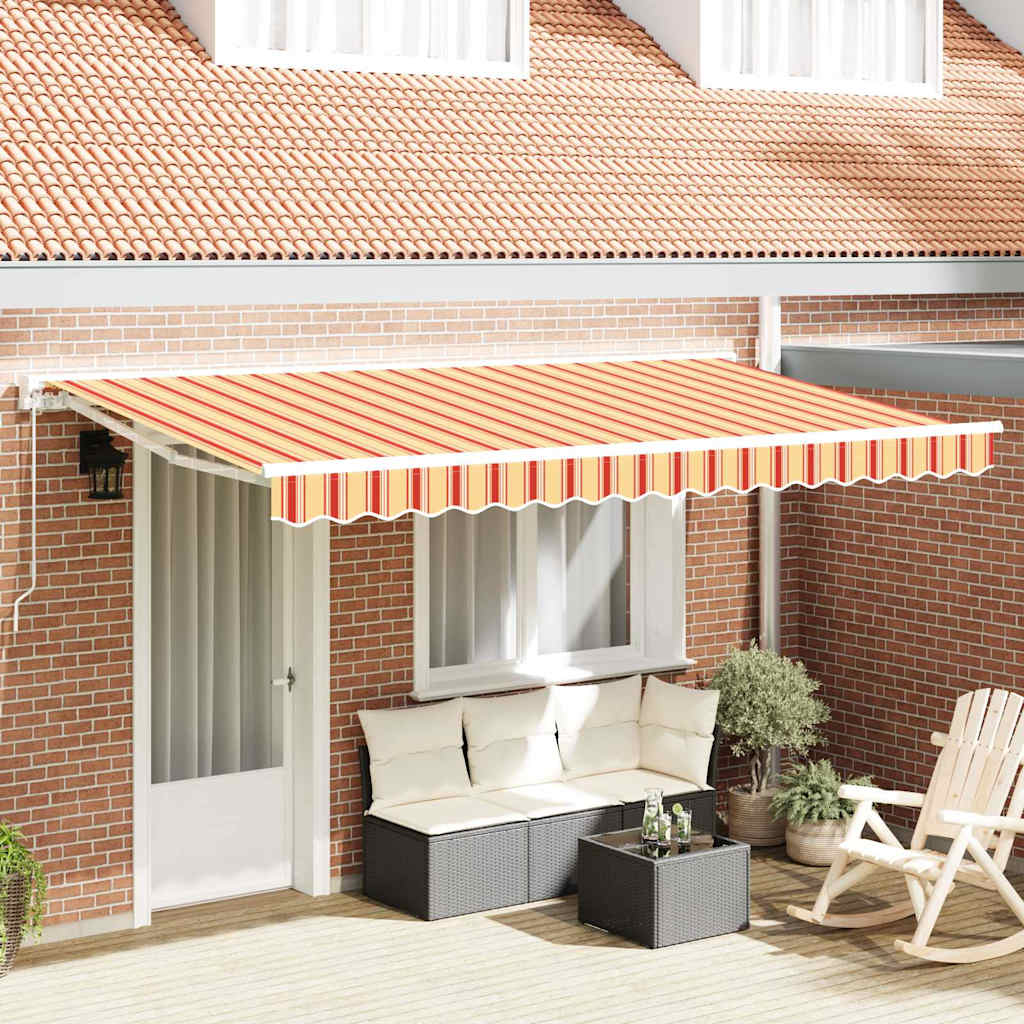Awning Frame Multicolour 400 x 200 cm Polyester with PU coating