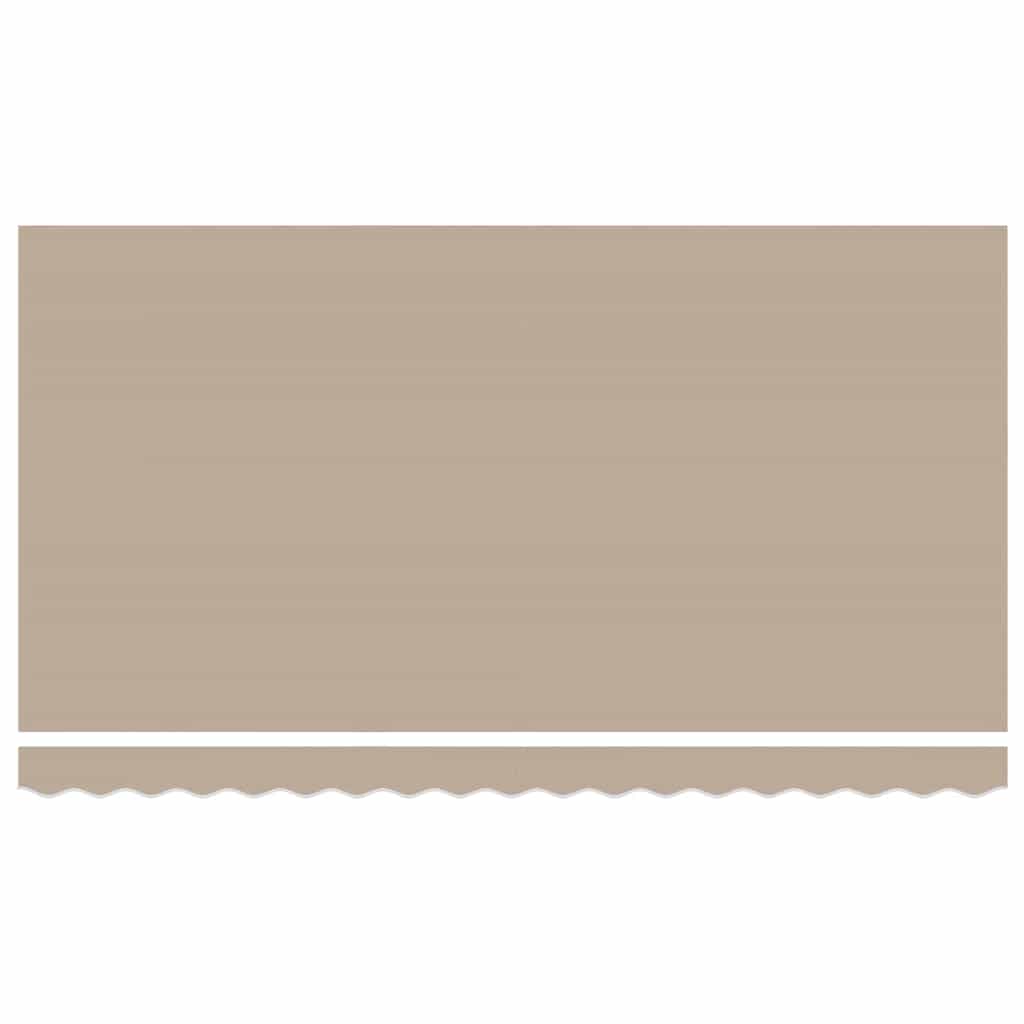 Retractable Awning Beige 400 x 200 cm Fabric