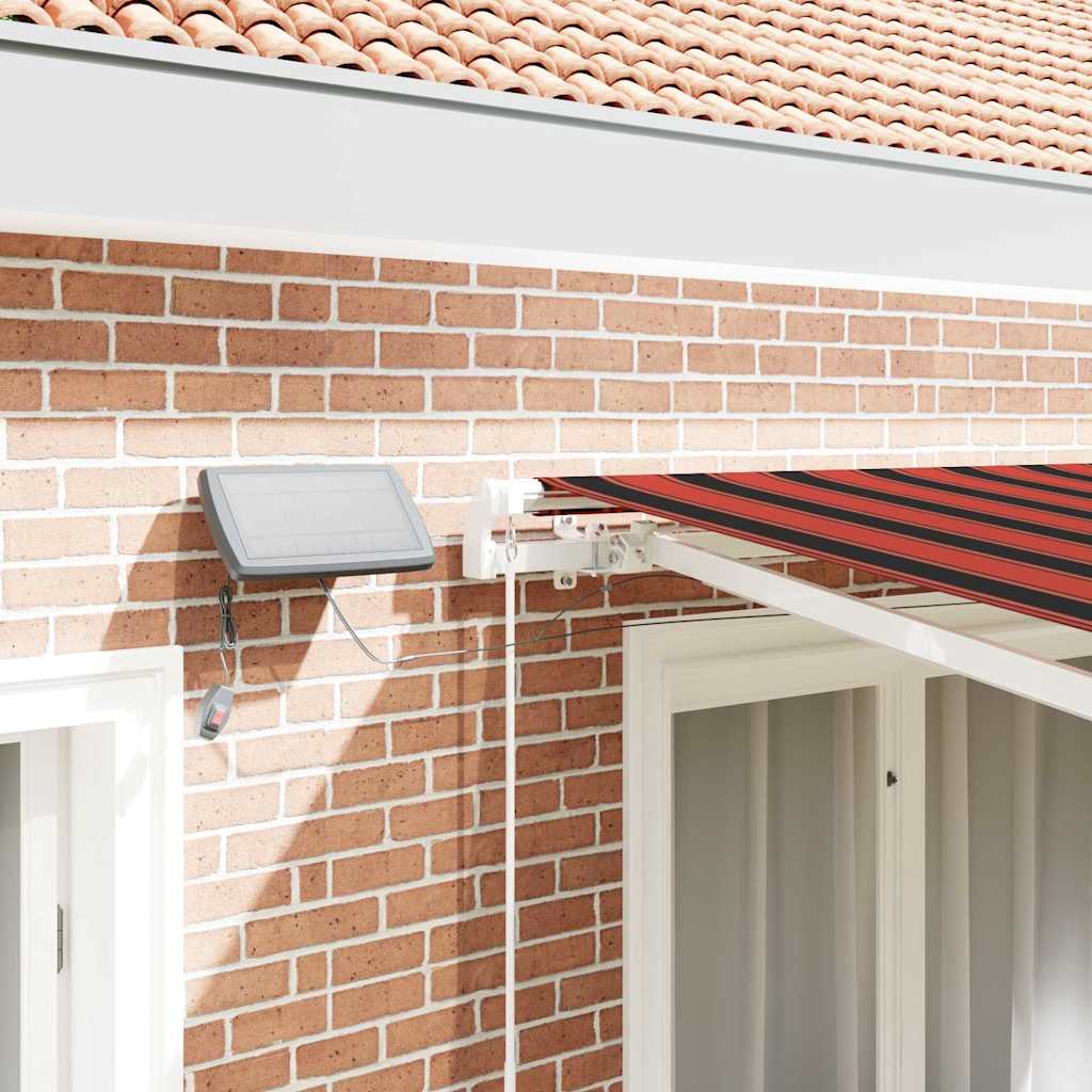 Retractable Awning Manual Orange and brown 300 x 250 cm