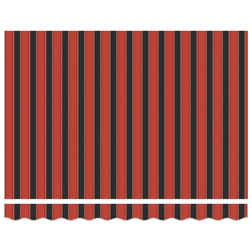 Retractable Awning Manual Orange and brown 300 x 250 cm