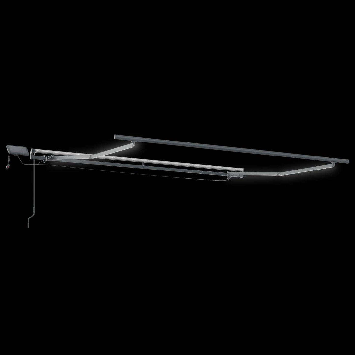 Retractable Awning Manual Multicolour 300 x 250 cm Fabric