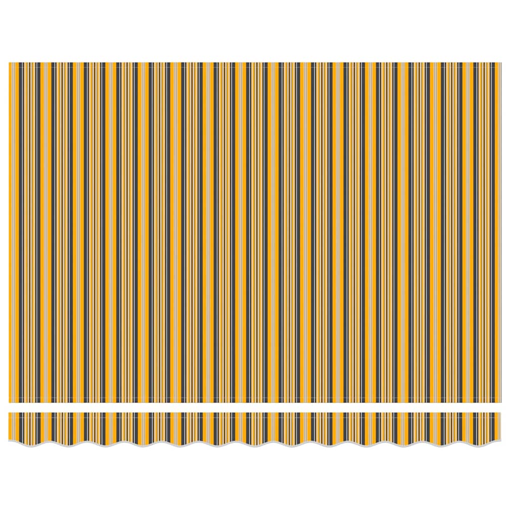Retractable Awning Multicolour 300 x 250 cm Fabric and Steel