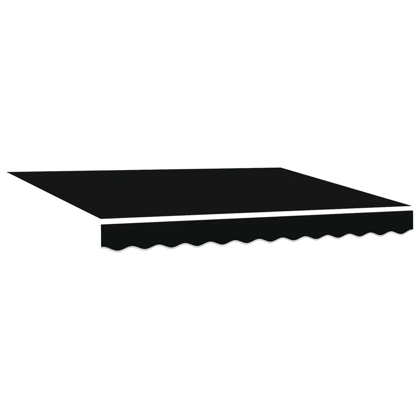 Awning Frame Black 300 x 250 cm Polyester with PU coating