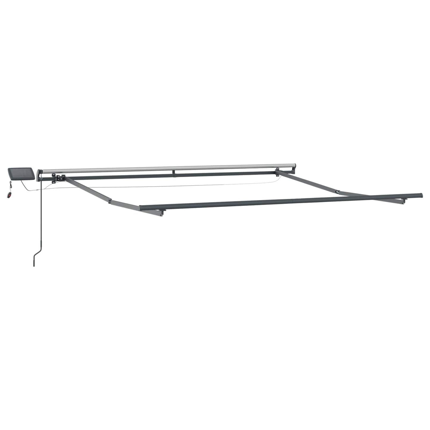 Retractable Awning Manual Light grey 300 x 250 cm Fabric