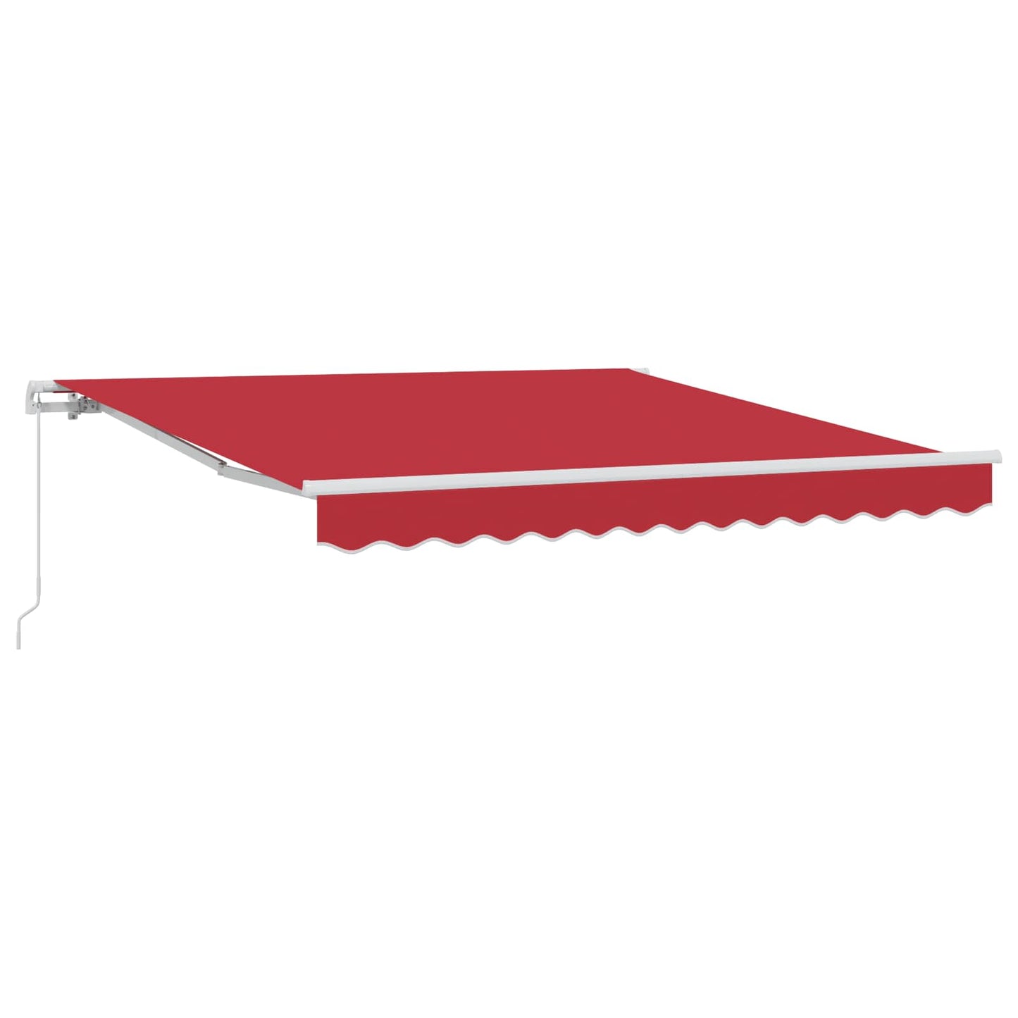 Awning Retractable Manual Red 300 x 250 x 165 cm Polyester