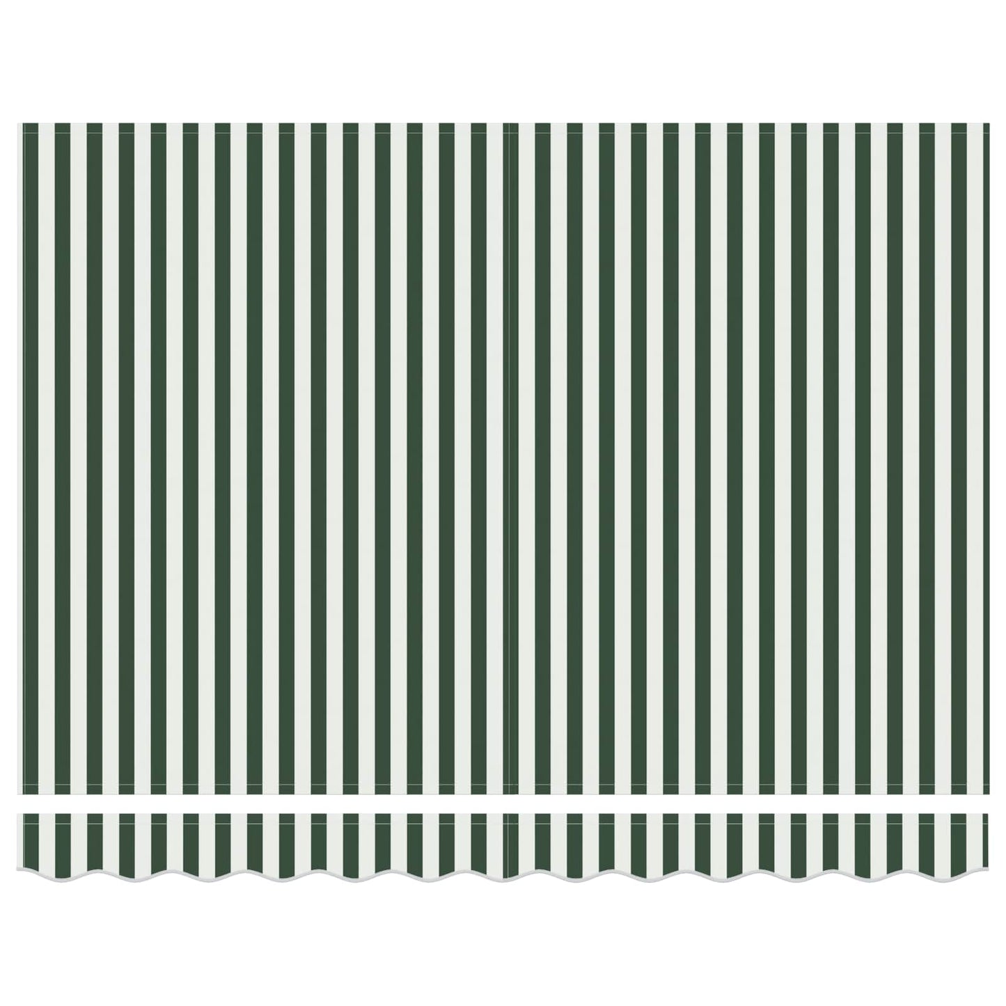 Awning Frame Green and White 300 x 250 cm