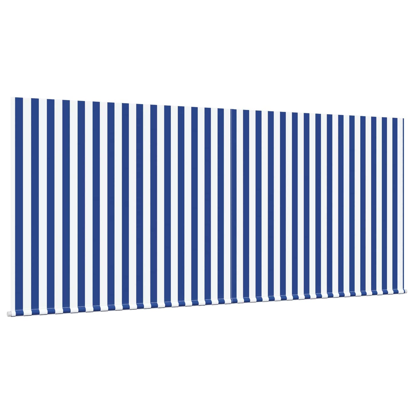 Retractable Awning Manual Blue and White 350 x 250 cm
