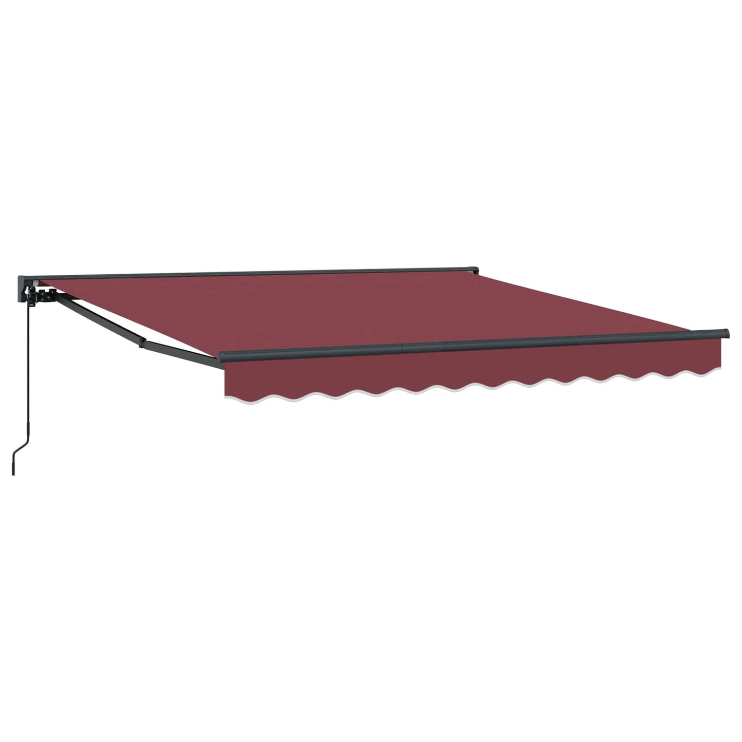 Awning Frame Burgundy 350 x 250 cm Polyester with PU coating
