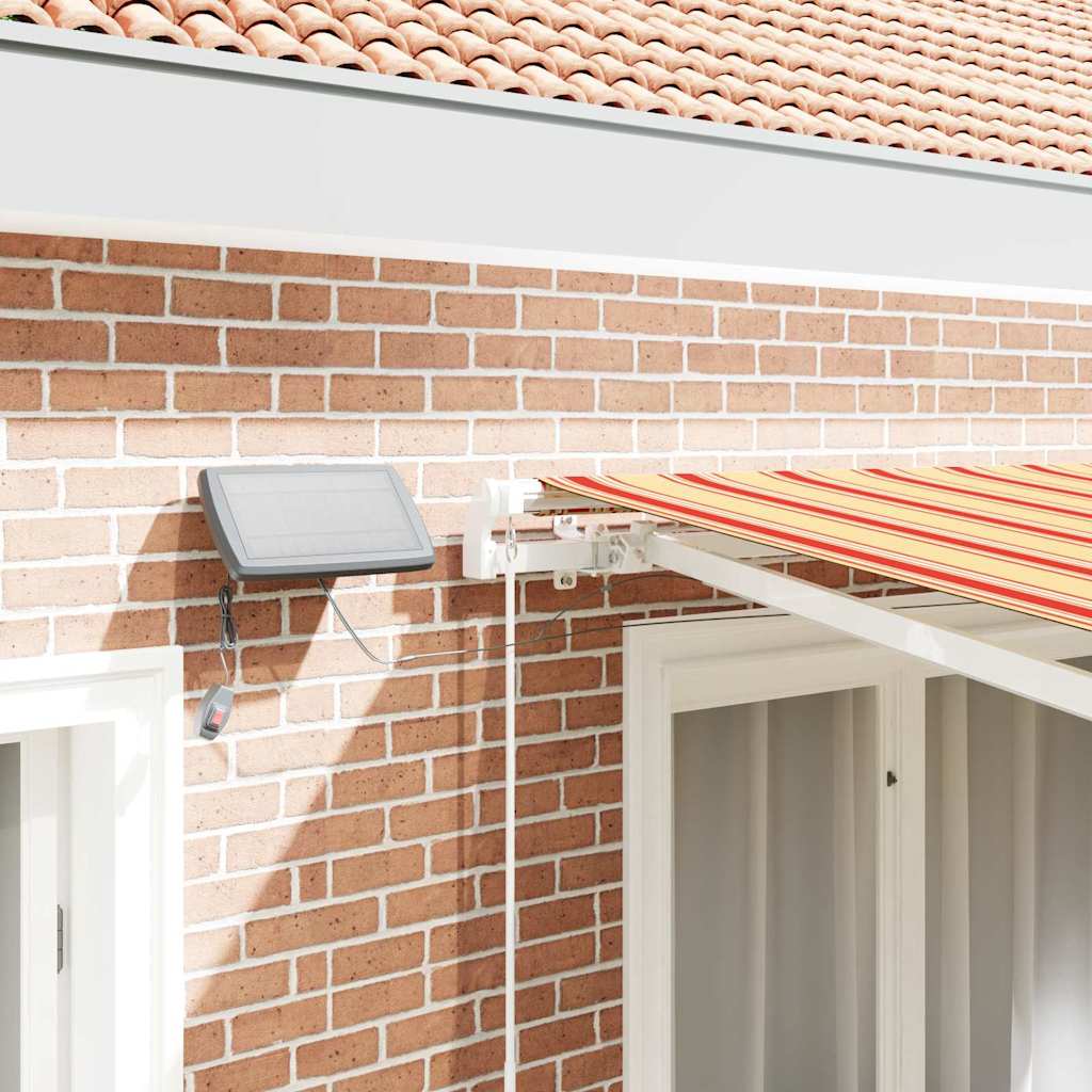 Retractable Awning Yellow and Orange 350 x 250 cm