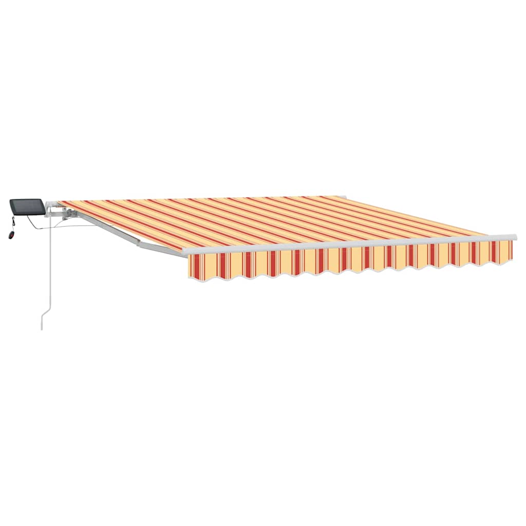 Retractable Awning Yellow and Orange 350 x 250 cm