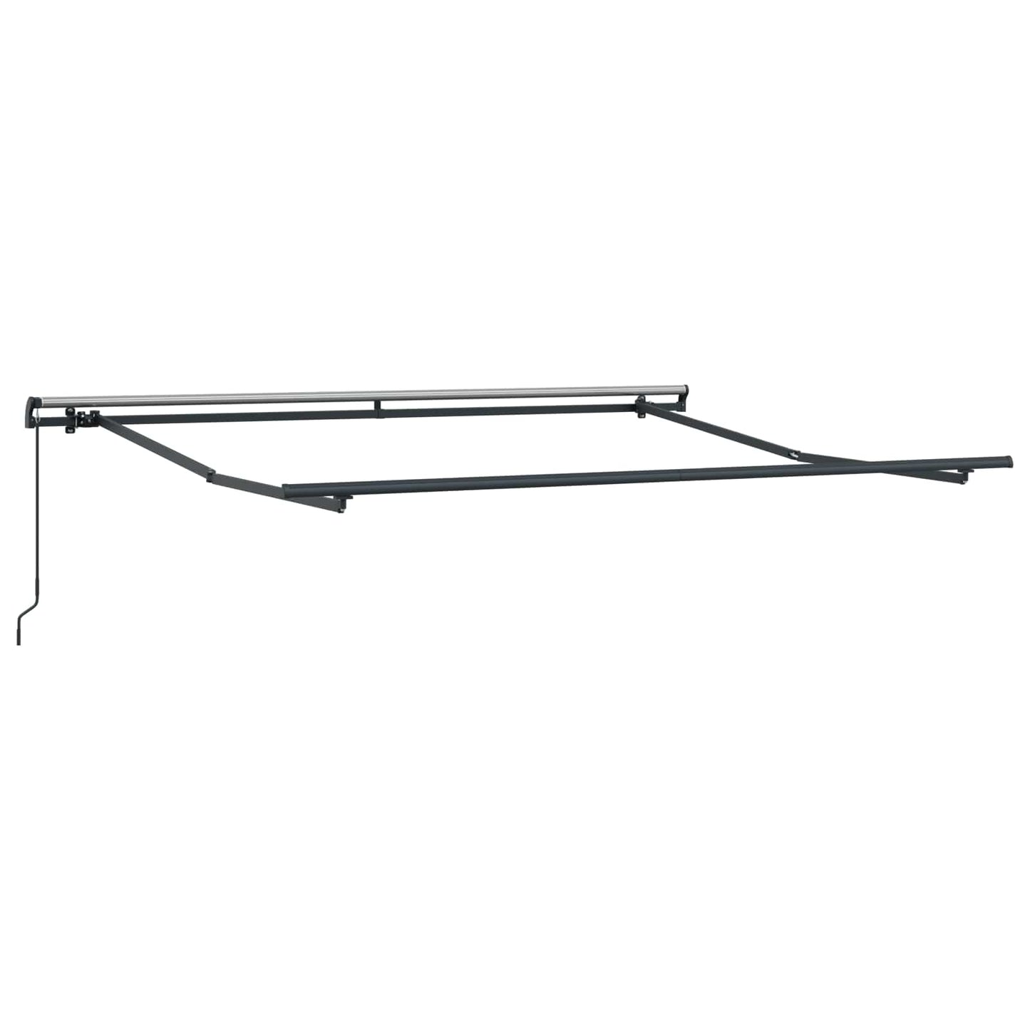 Retractable Awning Multicolour 350 x 250 cm Polyester and Steel
