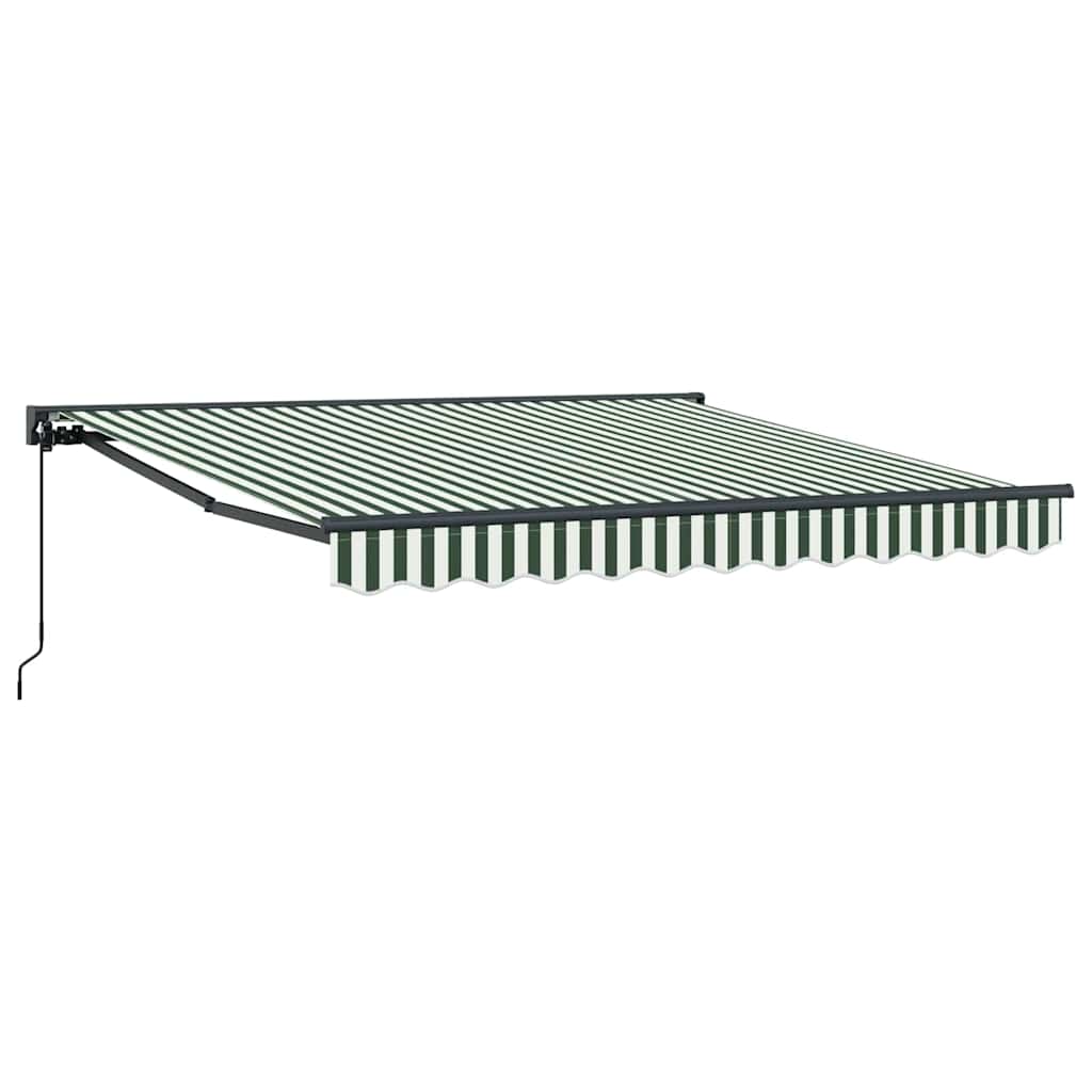 Awning Frame Green and White 350 x 250 cm
