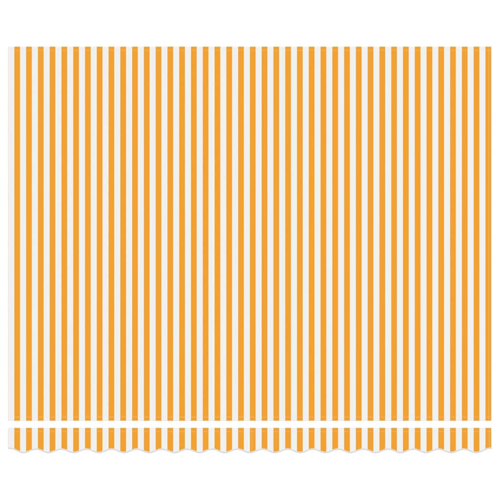 Awning Frame Yellow and White 400 x 300 cm