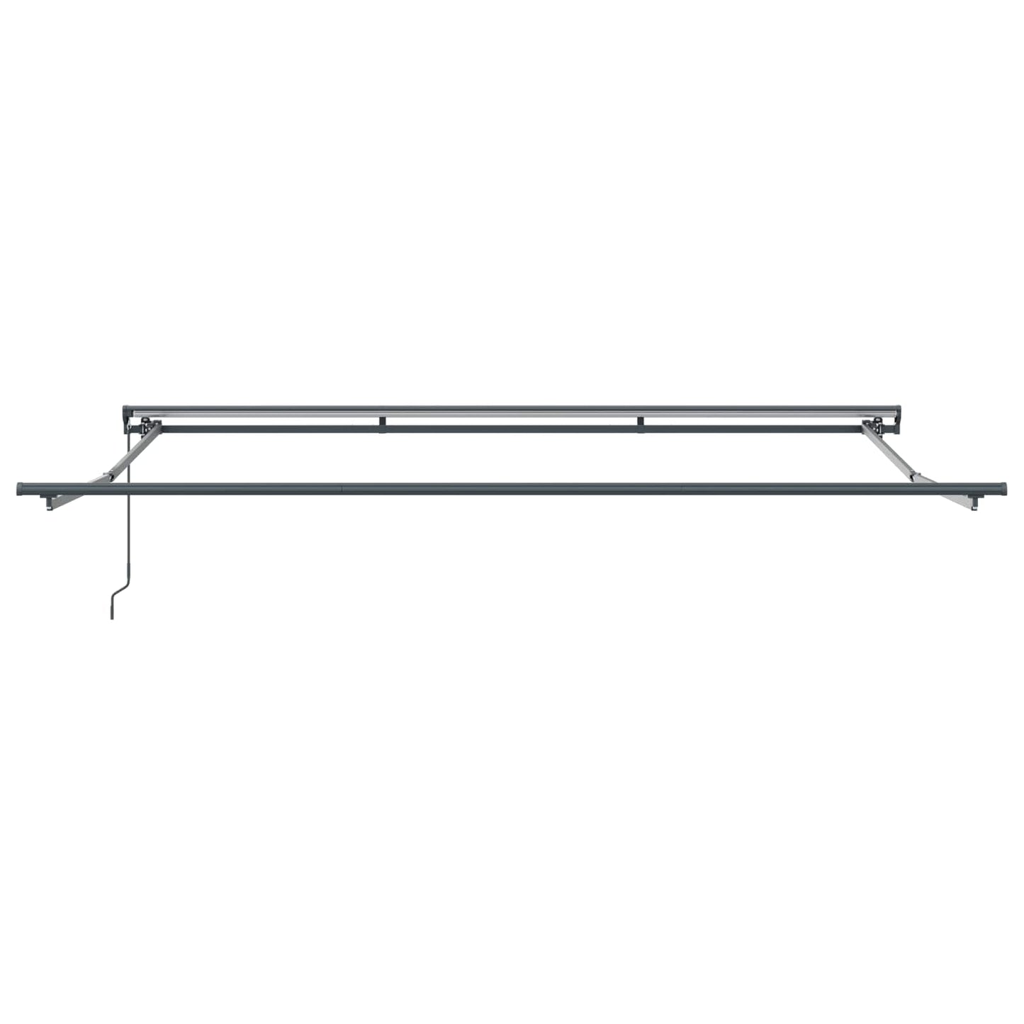 Awning Frame Brown 400 x 300 cm Polyester with PU coating