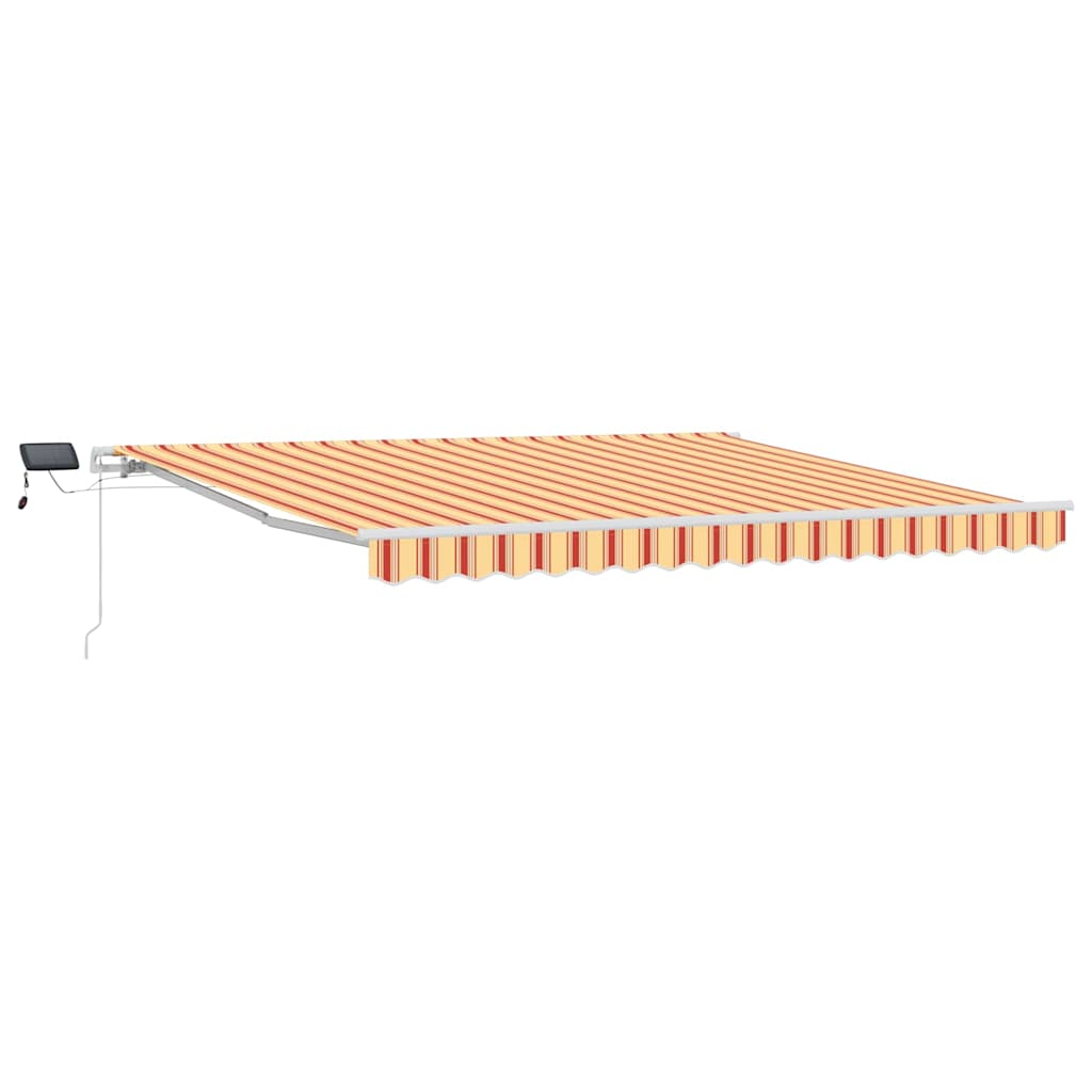 Retractable Awning Yellow and Orange 400 x 300 cm