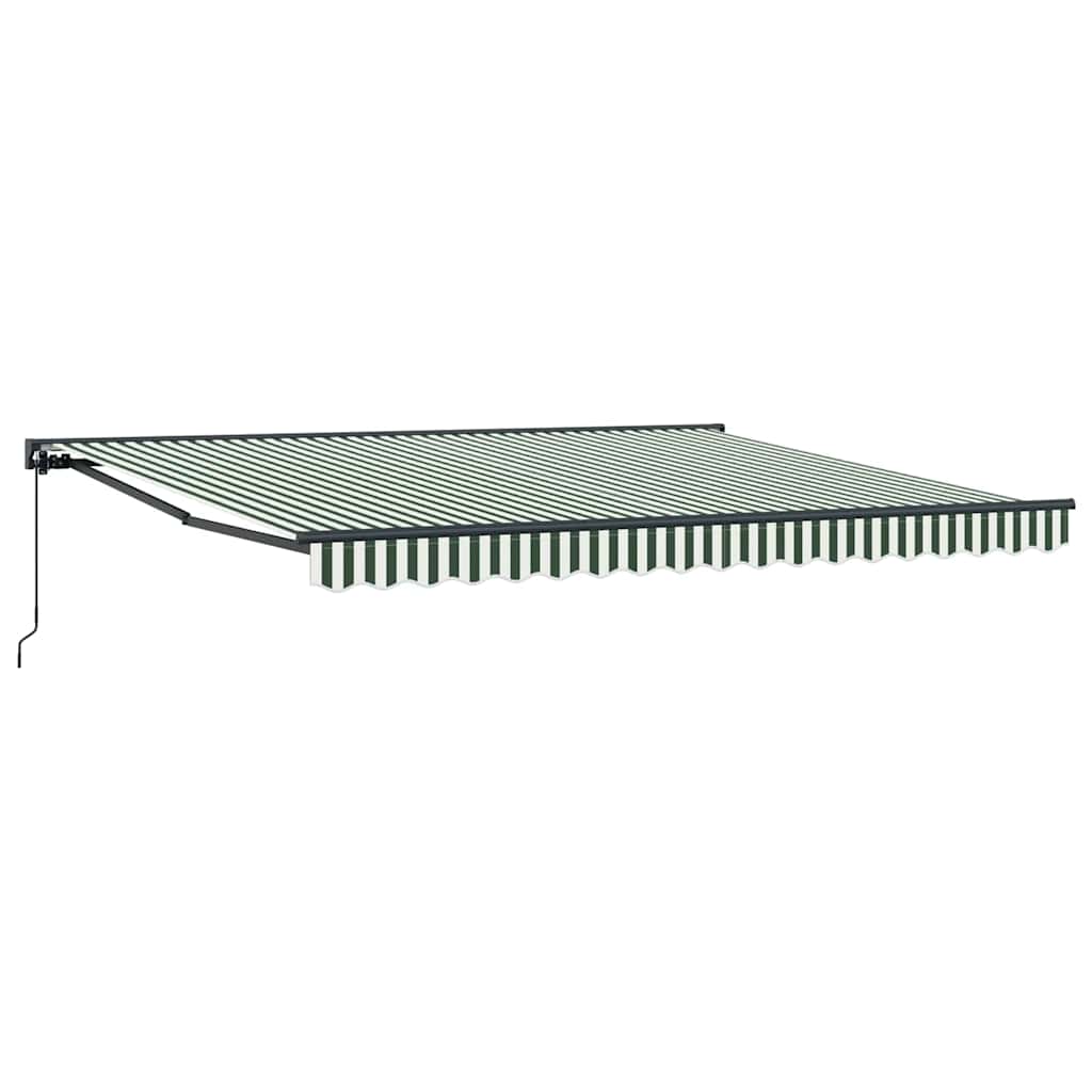 Awning Frame Green and White 400 x 300 cm