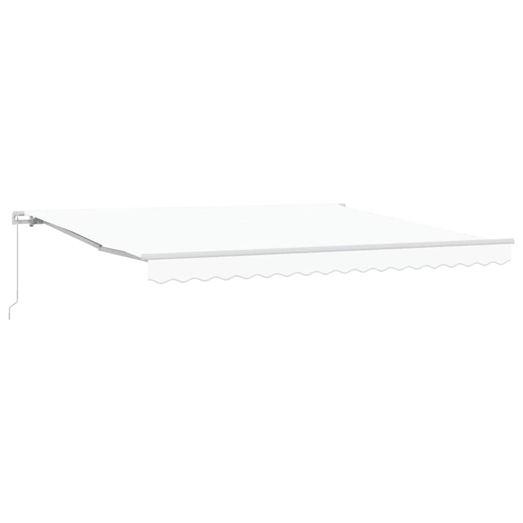 Retractable Awning White 400 x 350 x 165 cm