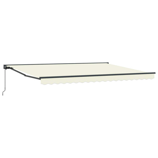 Awning Frame Cream 450 x 300 cm Polyester with PU coating