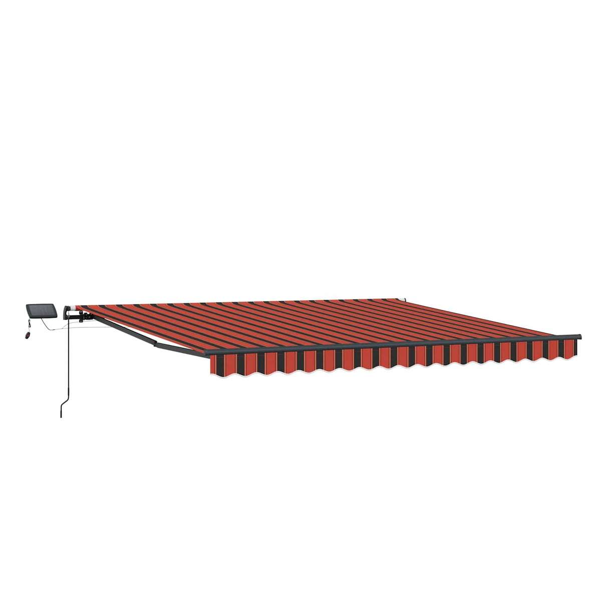 Retractable Awning Orange and brown 450 x 300 cm