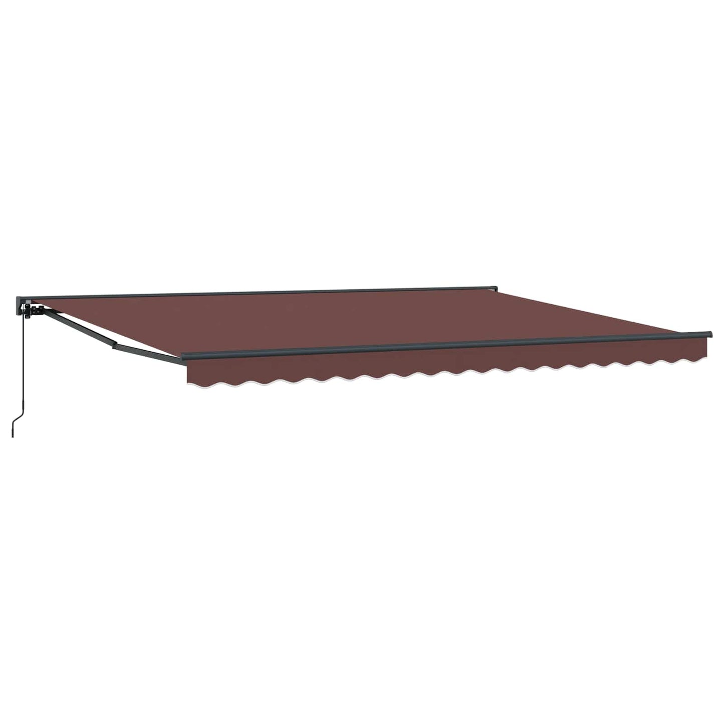 Awning Frame Brown 450 x 300 cm Polyester with PU coating