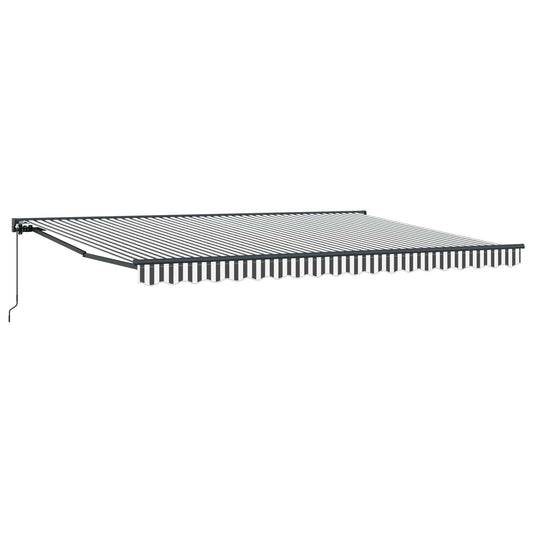 Awning Frame Anthracite and White 450 x 300 cm