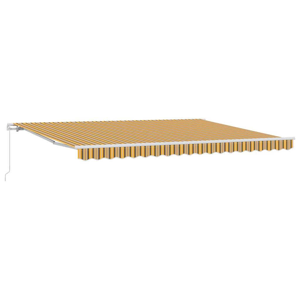 Retractable Awning Manual Multicolour 450 x 300 cm