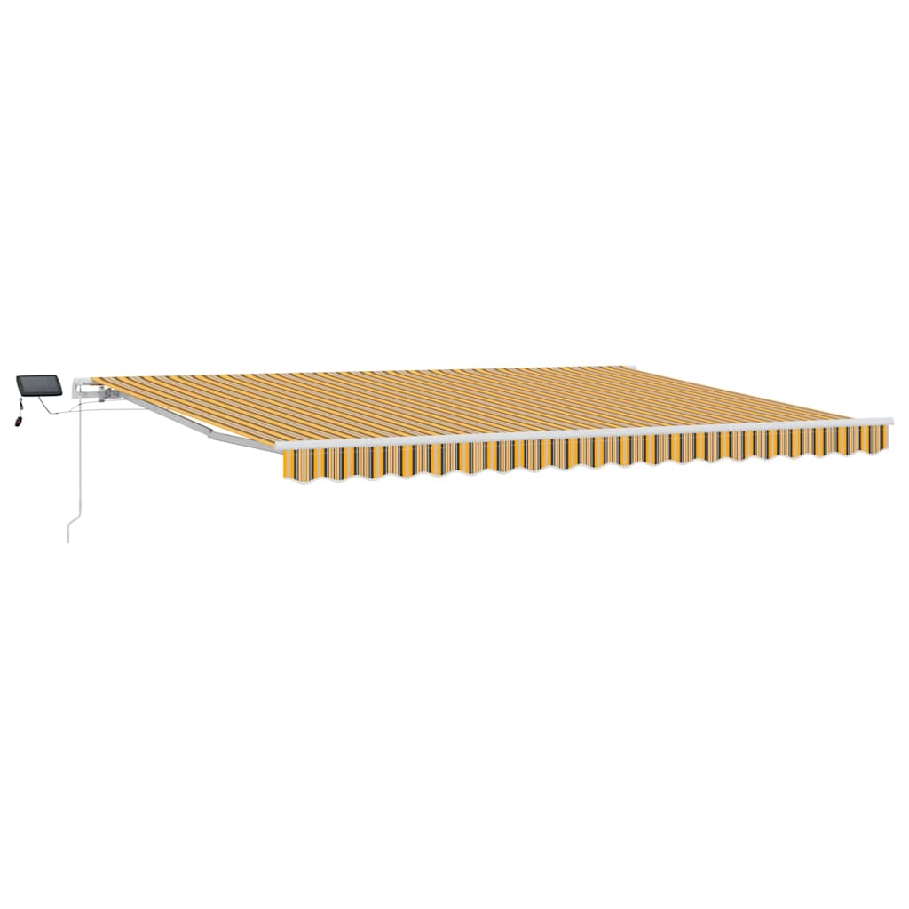 Retractable Awning Multicolour 450 x 300 cm