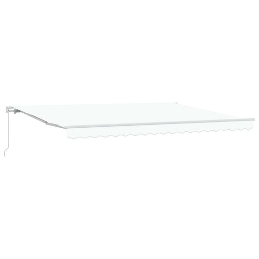 Retractable Awning White 450 x 300 x 165 cm