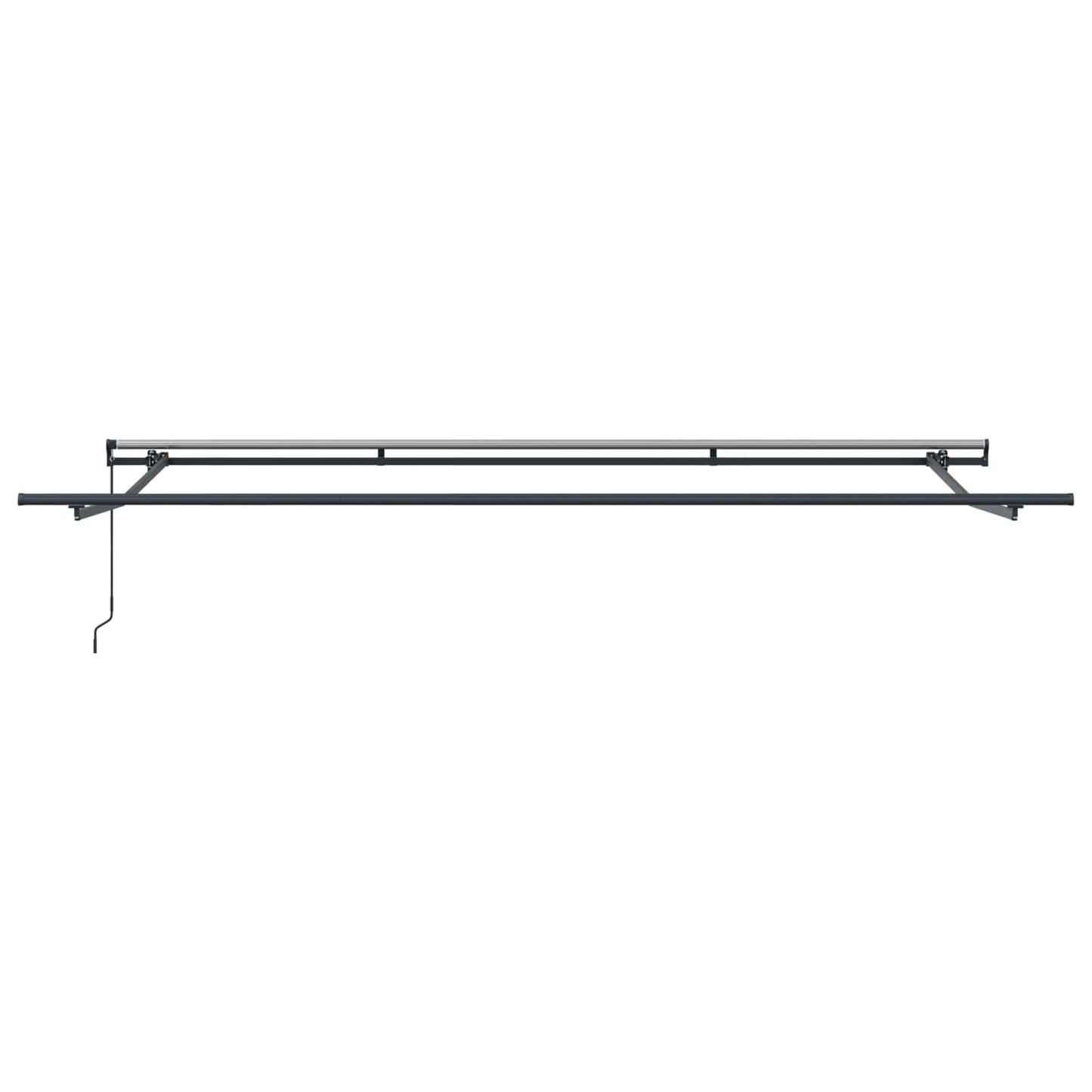 Retractable Awning Beige 450 x 350 cm Polyester and Steel